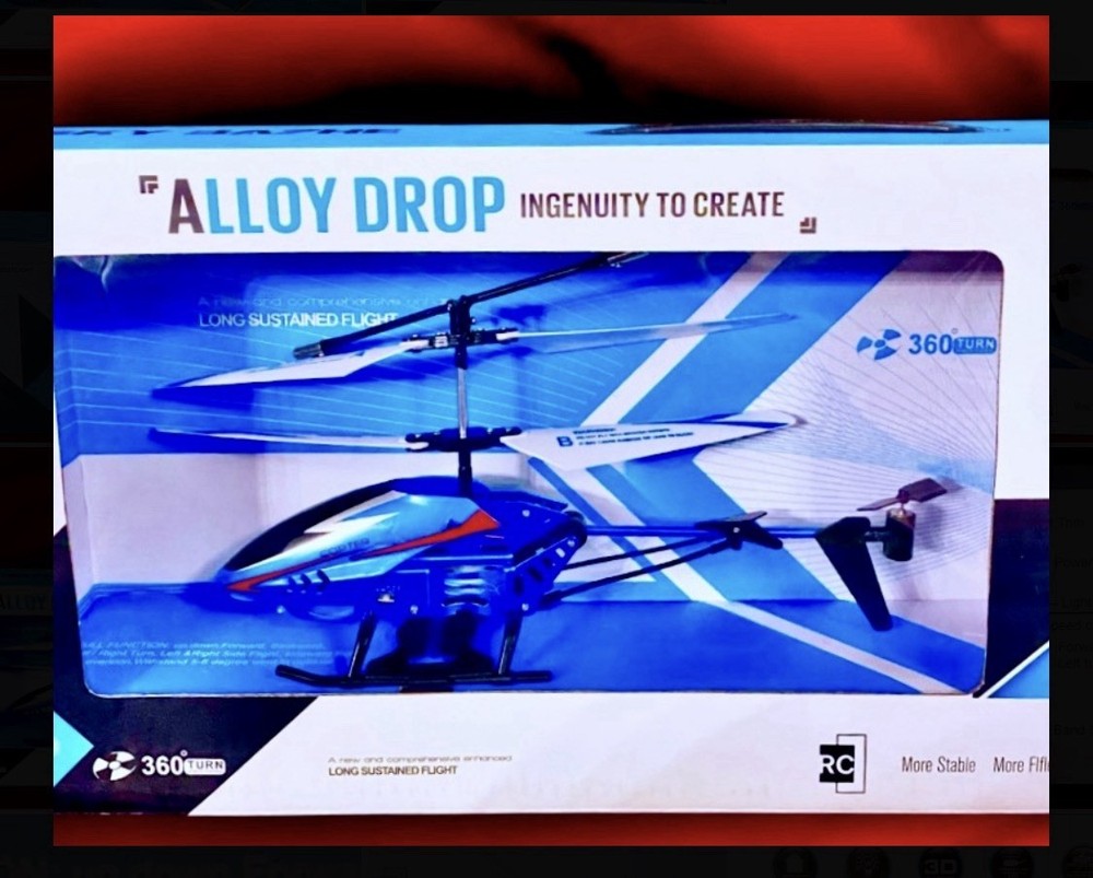 Sky BAZHE 360° Eversion Rechargeable Helicopter Enhanced CHO37 Full 3D Flight