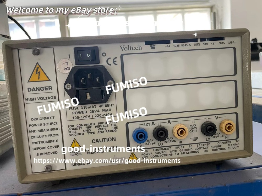 1PCS Voltech PM100 Single Phase Power Analyzer used*go