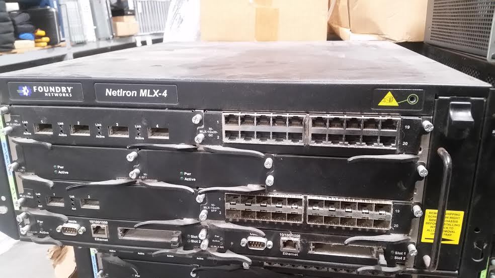 Foundry NI-MLX-4-DC NetIron