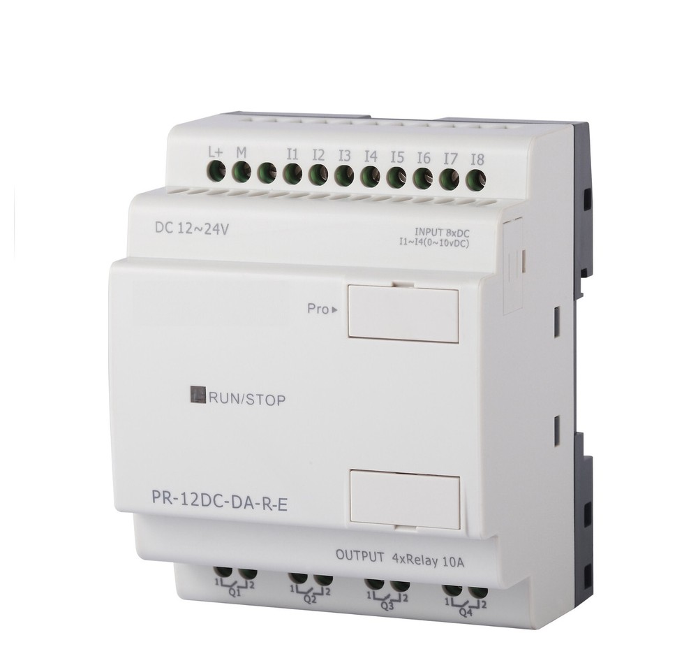 PLC Programmable Logic Controller PR12DCDARE 12V, 24V 8 inputs, 4 Relay out