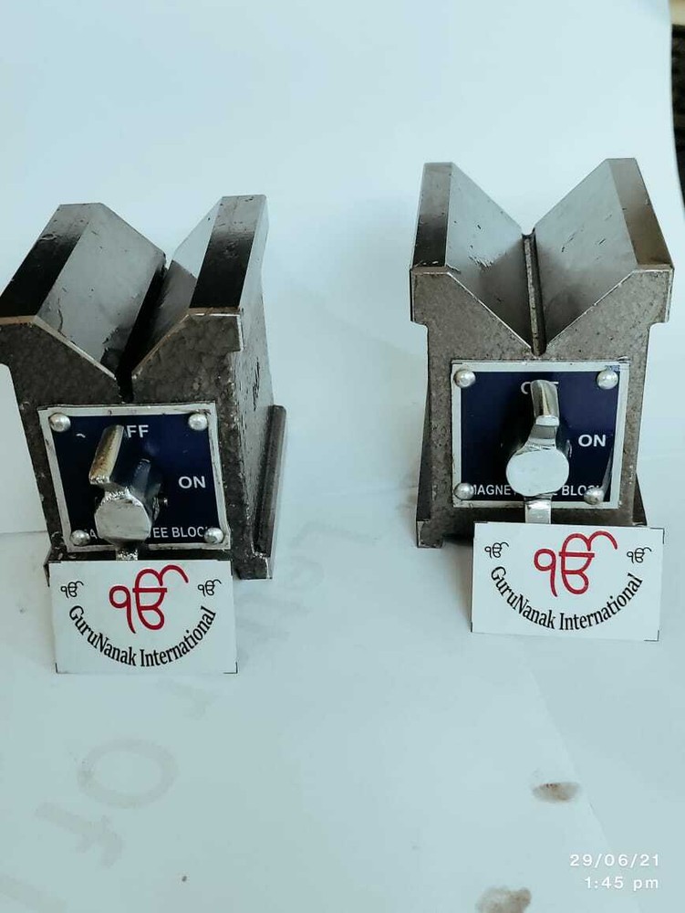 Magnetic V block Matched Pair / 1pc Both Side V Packed Precision quality export.