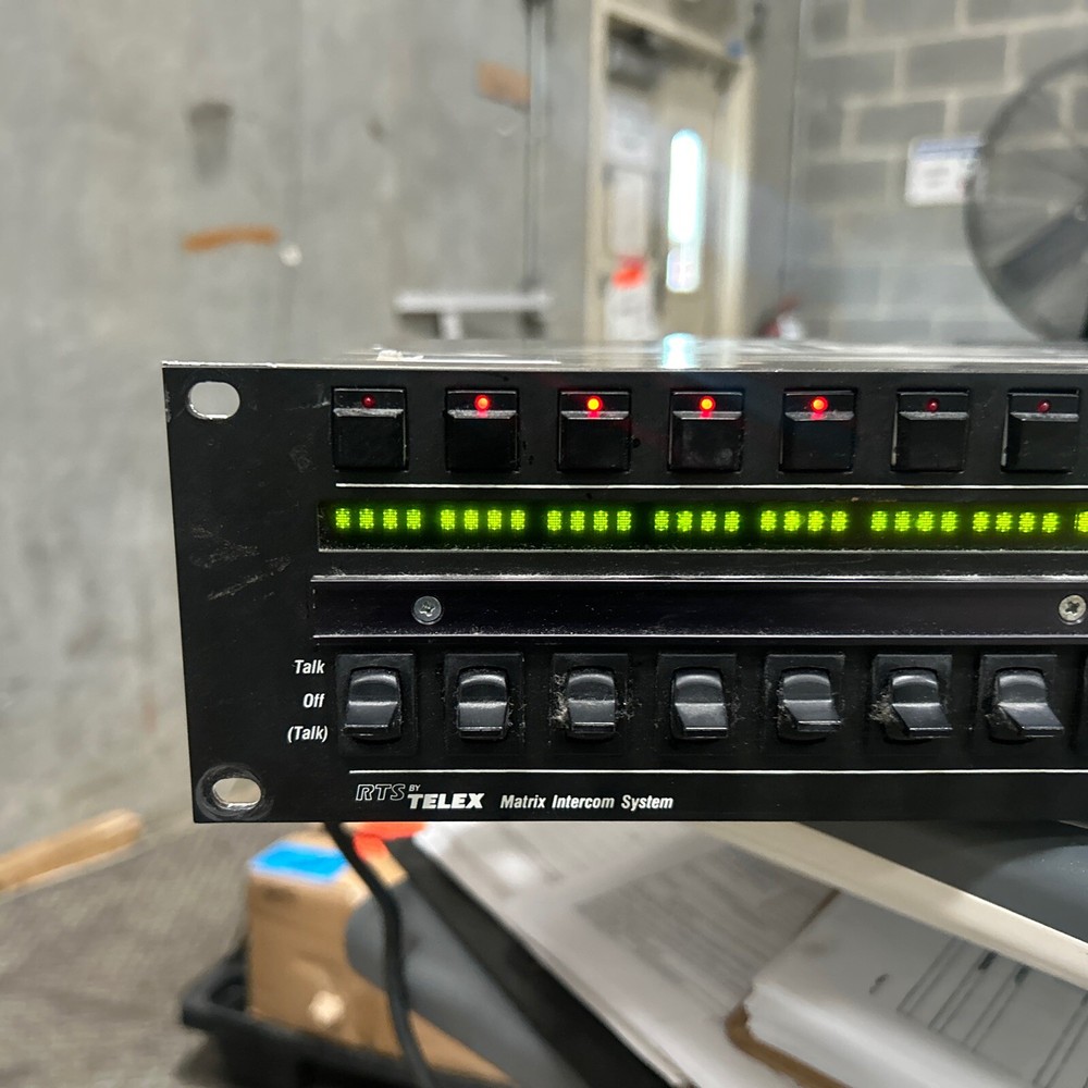 RTS by Telex Matrix Intercom System KP96-7 Intercom Control Panel