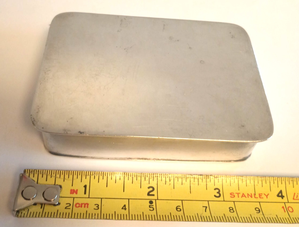IFS Israel Freeman and Sons Silverplate Hinged Box/Cigarette Box