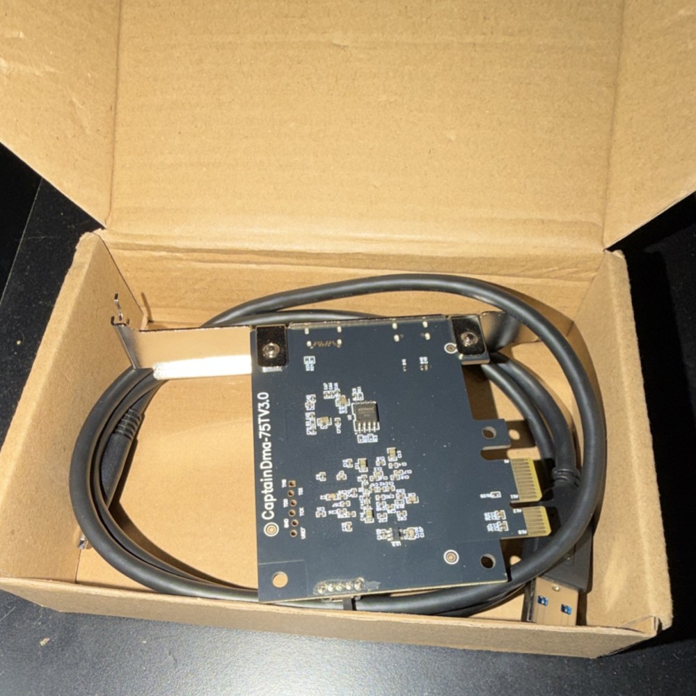 CaptainDMA 75T  w/ USB 3.2 Gen2 Cable