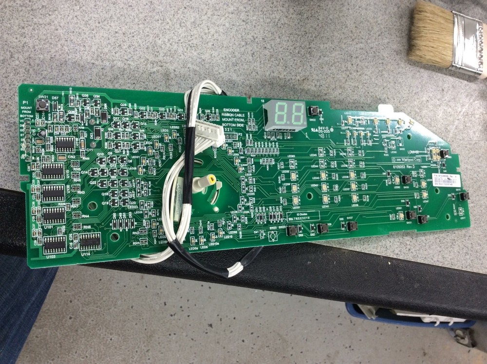 Whirlpool Washer Control Board part# w10399099 rev A