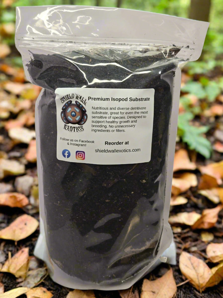 Premium Isopod Substrate - Nutrient-Rich Bioactive Terrarium Mix
