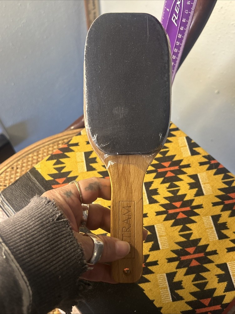 New Nitram Sharpening Block Stone Wood Paddle Handle W/Refills Knife Scissors
