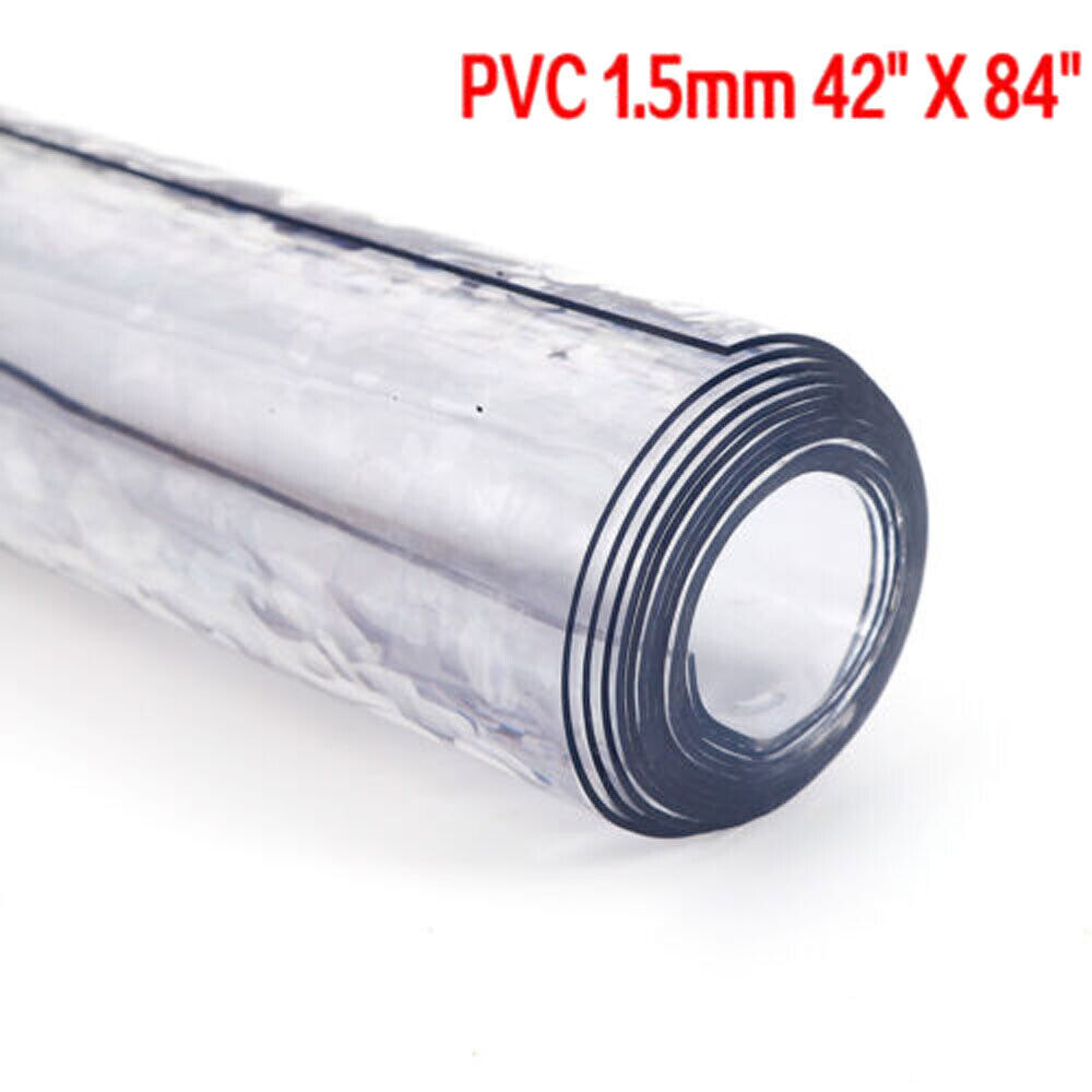 Clear Transparent PVC Plastic Tablecloth Protector Waterproof Dining Table Cover