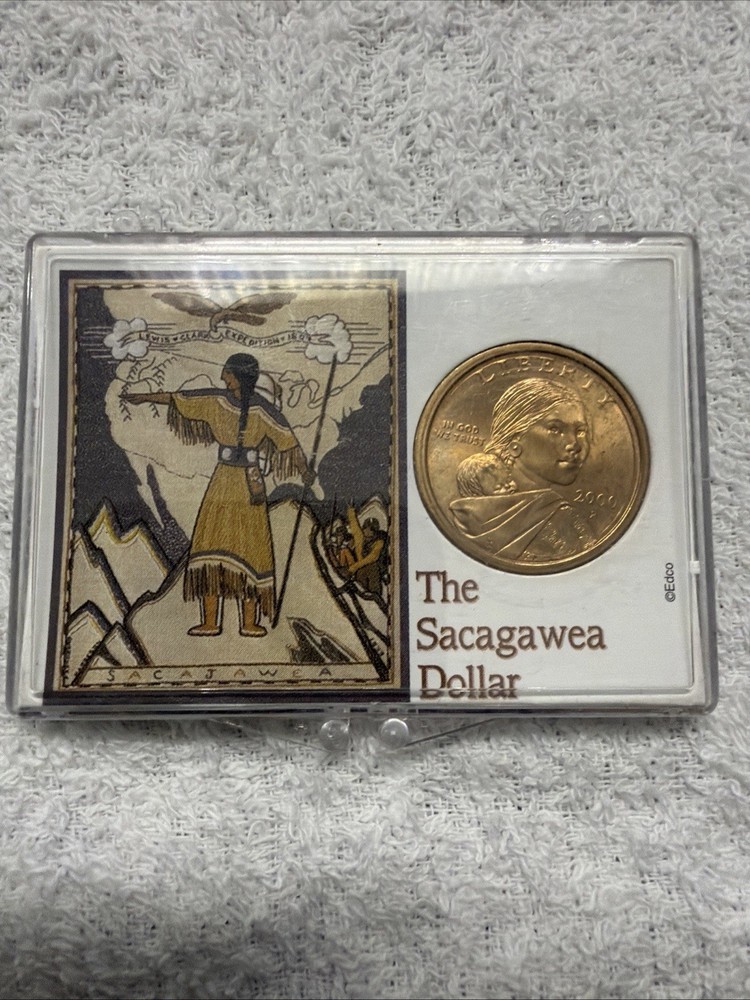 2000-P Sacagawea Dollar Wounded Eagle / Speared Eagle Variety. FS901 CIRCULATED!