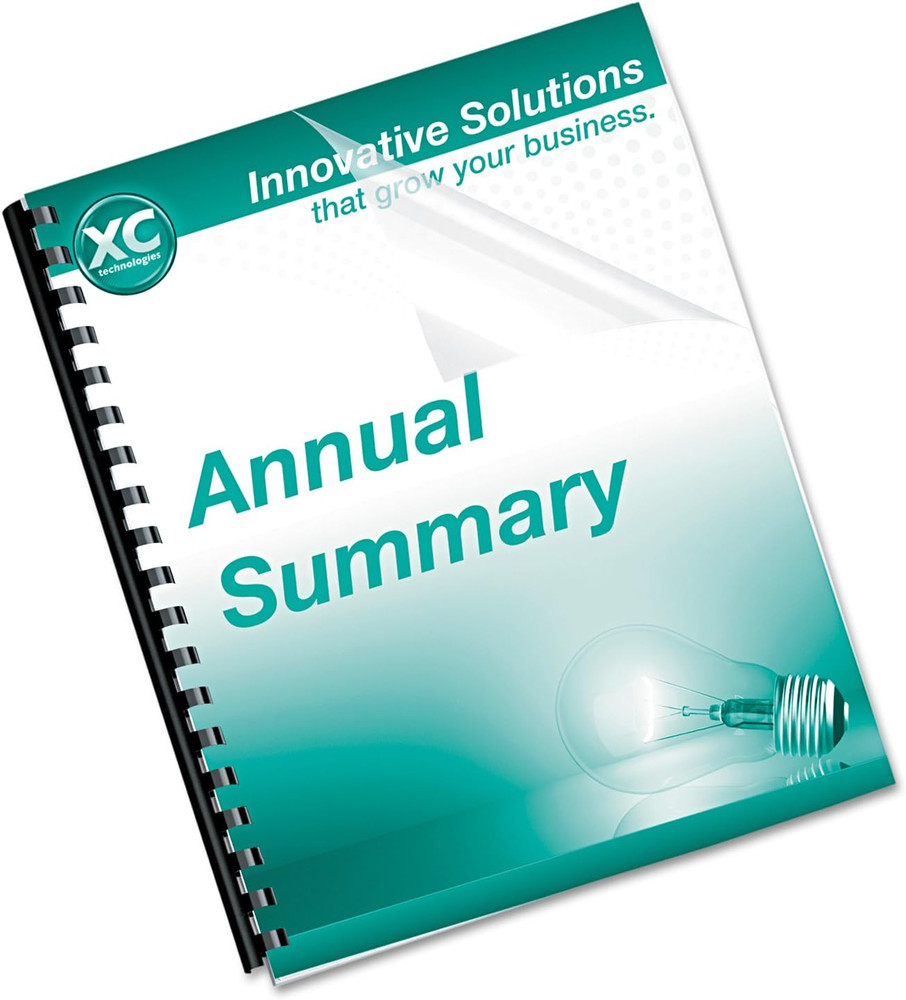 Fellowes 52089 Binding Presentation Covers, 8Mil, Letter, 100 Pack, Clear