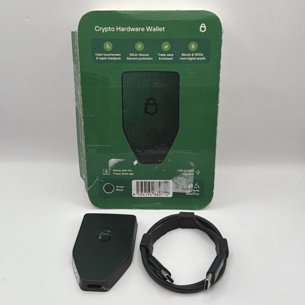 Trezor - Safe 5 - Passphrase & Secure Element Crypto Hardware Wallet (H3)