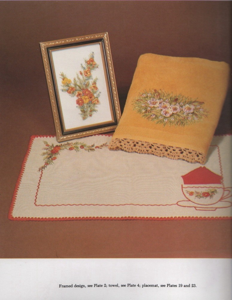 Brazilian Three-Dimensional Embroidery-includes 50 transfer patterns & instructs