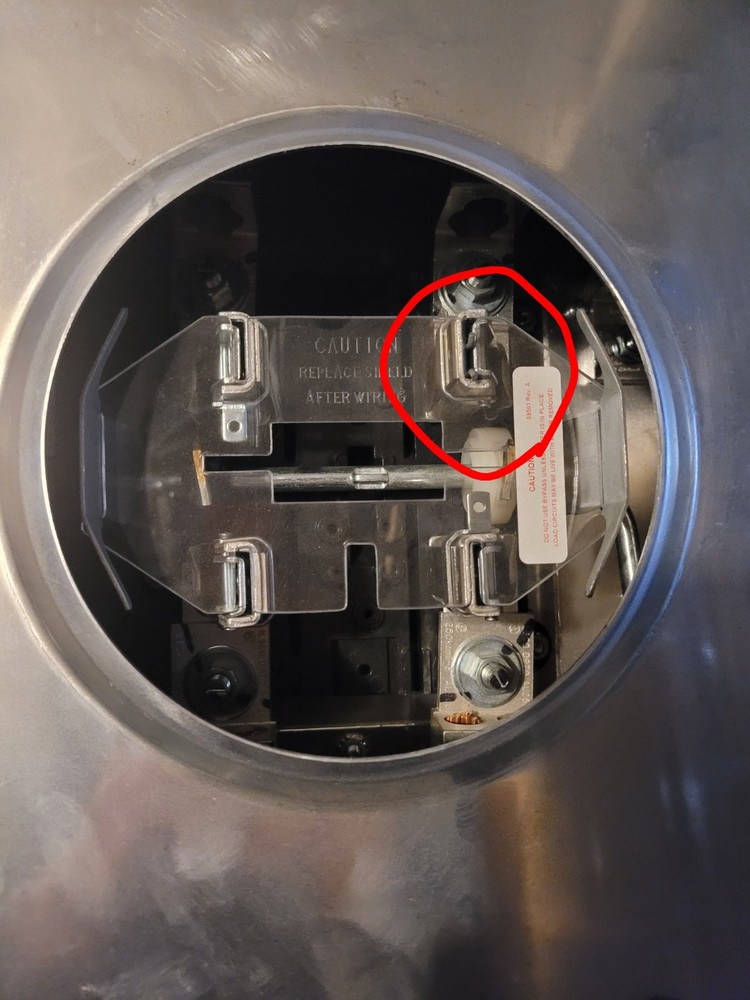 Ronk MSB320LC5-UG Meter Base 320/400 Amp Single Phase Lever Bypass + Breakers