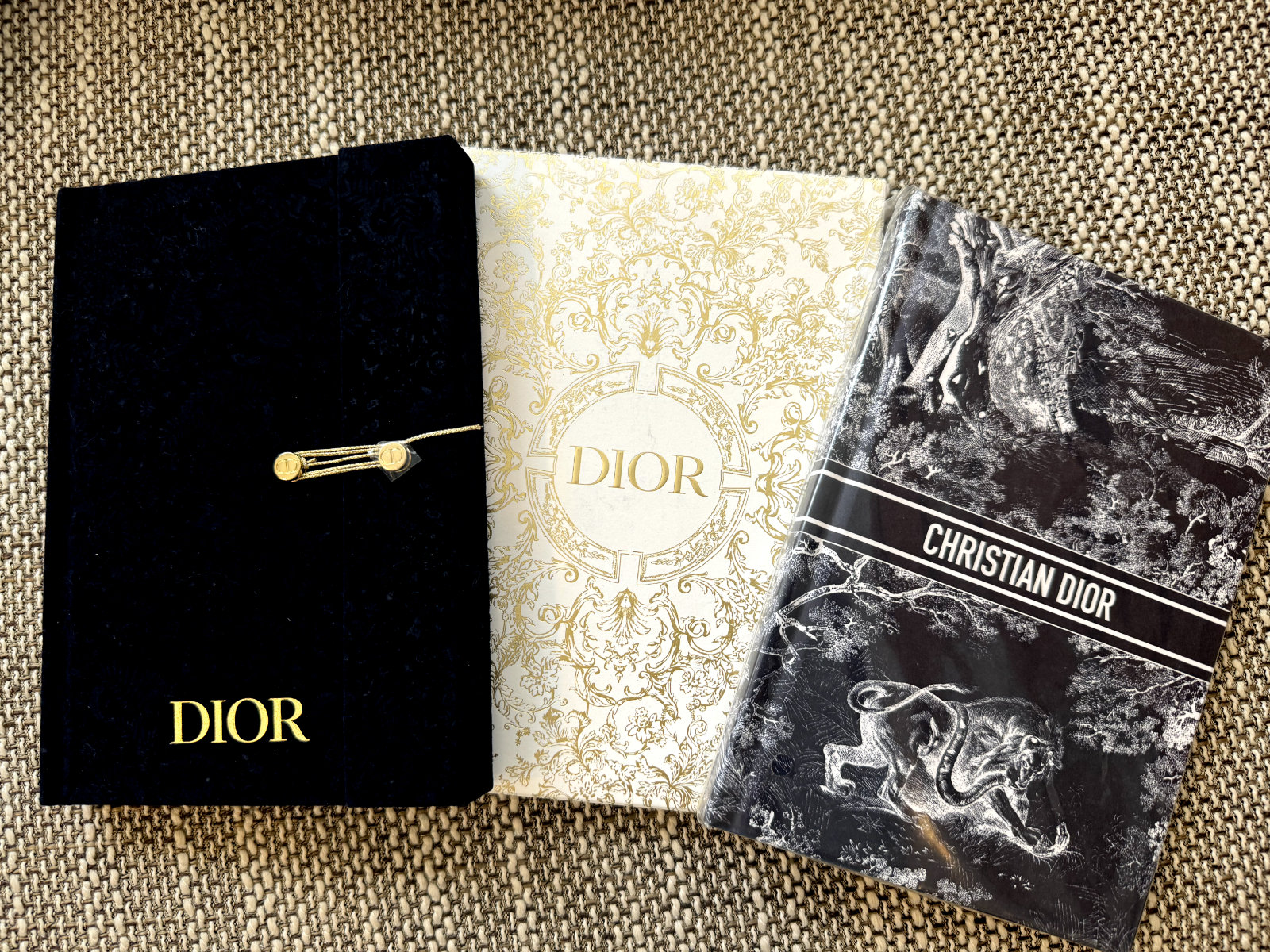 Christian Dior Notebook a set of 3 NEW Authentic Journal novelty