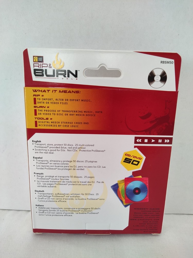 Case Logic - Multi Color - 25 Double-Sided Sleeves for CD, DVD