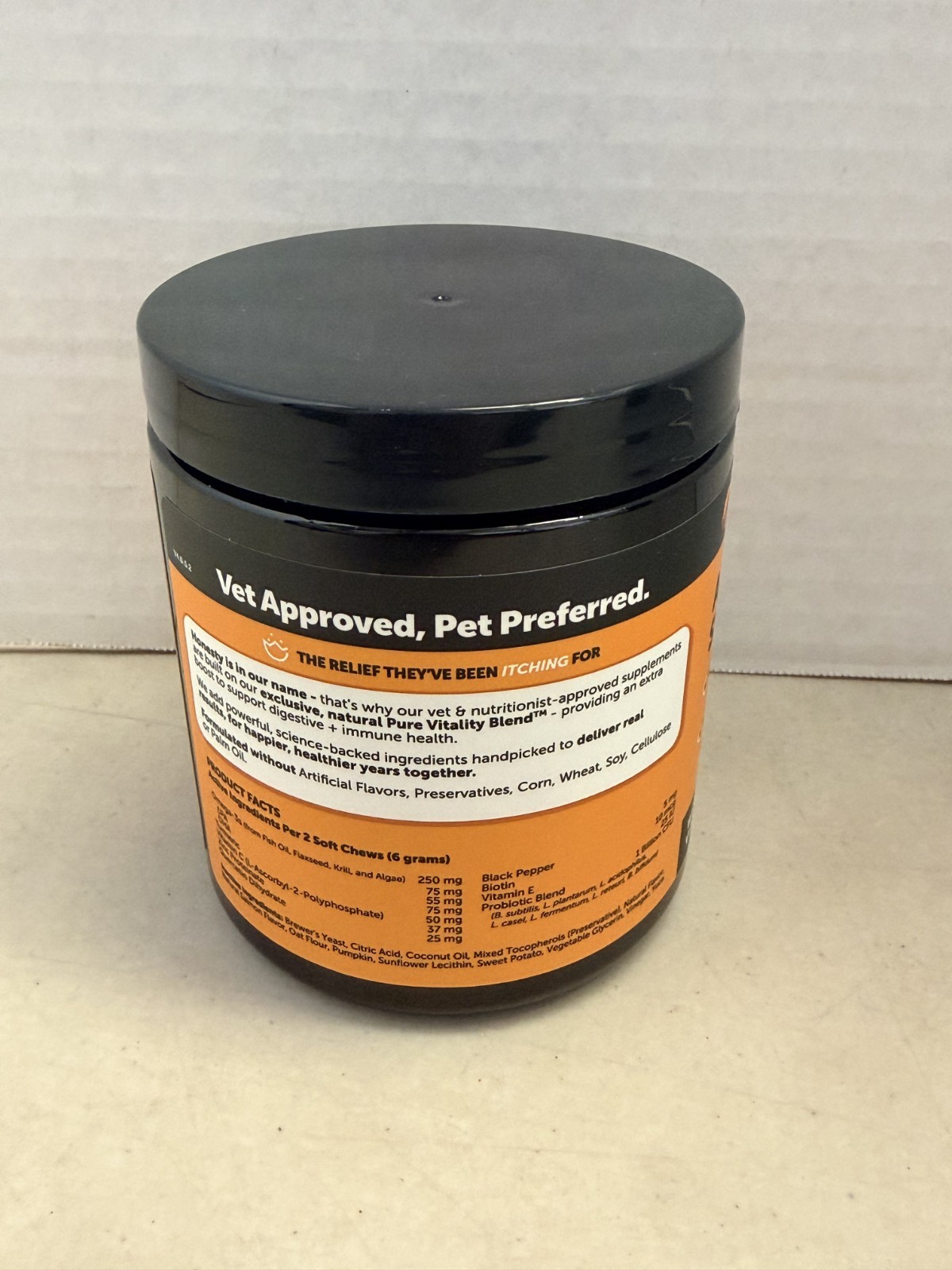 Pet honesty Allergy Skin health OMEGAS, PROBIOTICS for Dogs EX9/2026 ~