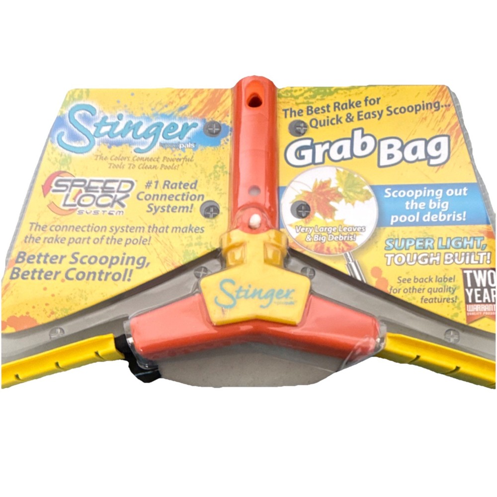 Stinger Leaf Rake Net SpeedLock System Super Light EZ Touch V-Clip