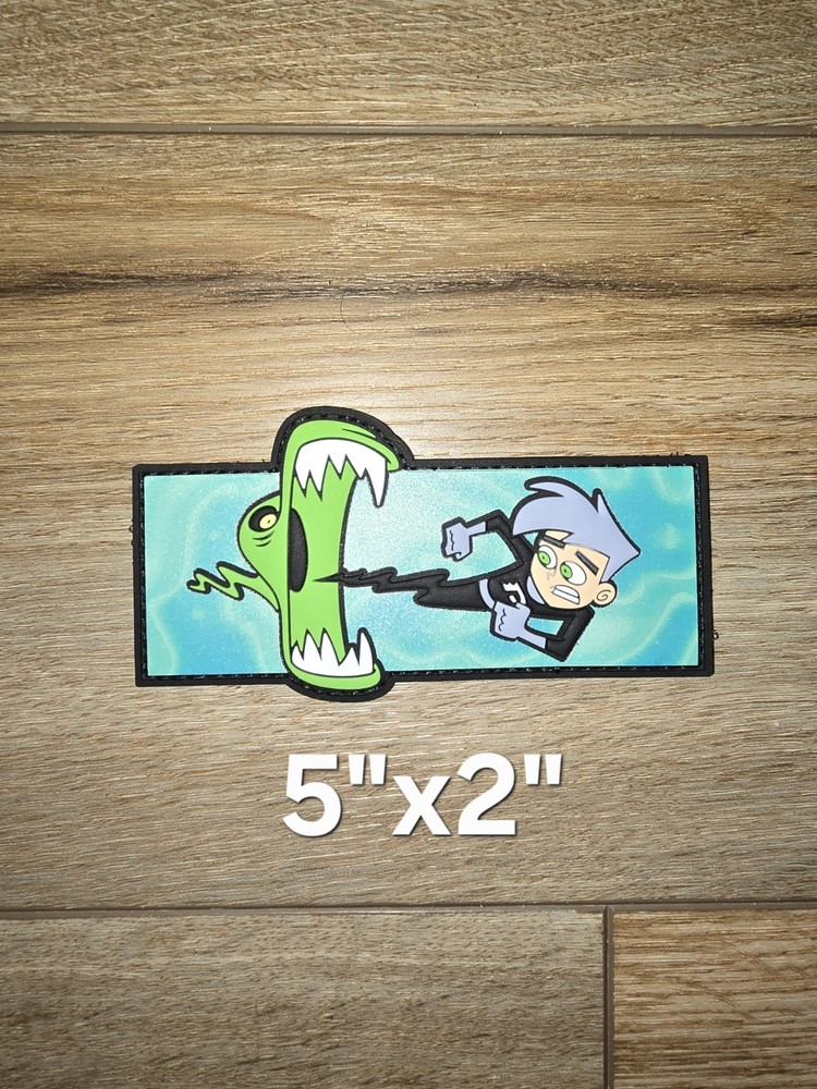 DANNY PHANTOM PVC Tactical Morale Patch Set Hook and Loop Wolfpak