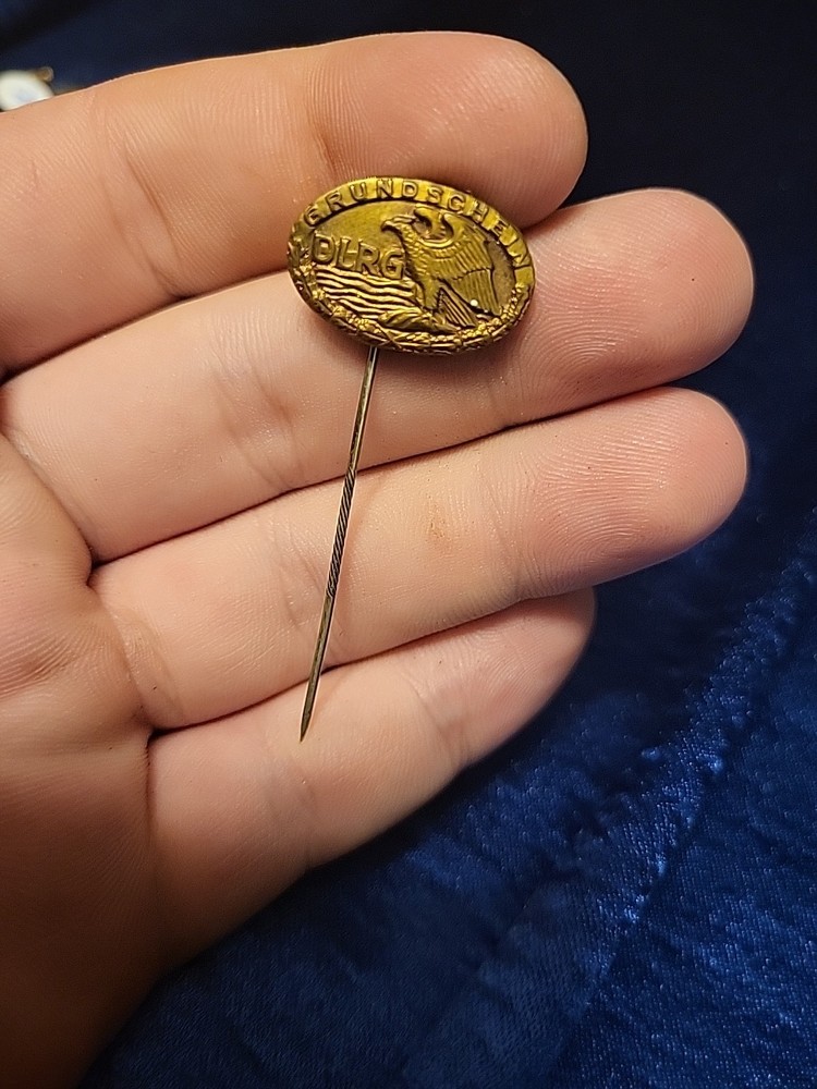 Ww2 German Dlrg Life Savings Pin