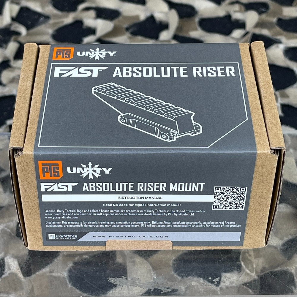 NEW PTS Unity Tactical FAST Absolute Optic Riser - FDE
