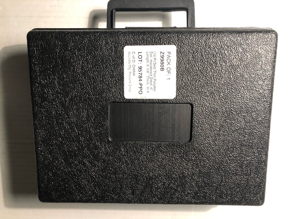 Accurate Manufactured Products Group USA 1/8" Thin Parallel Value Set