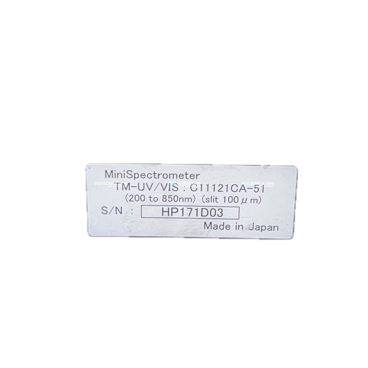 Hamamatsu C11121CA-51 Mini Spectrometer