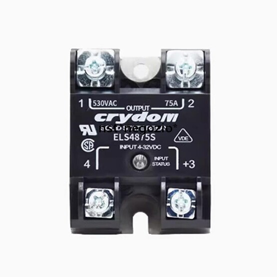1 Pc. New ELS4875S Solid State Relay 4-32VDC 530VAC 75A