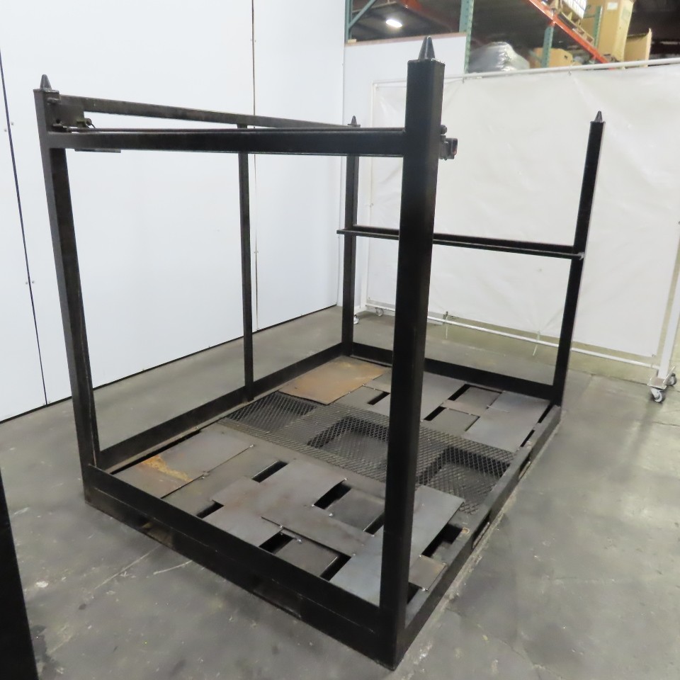 61"x83"x65" Custom Heavy Duty Stackable Material Storage Rack