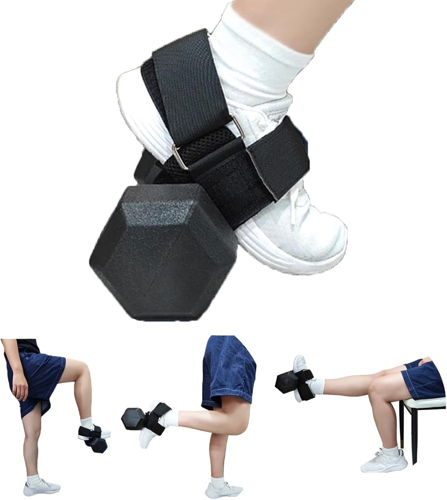 Dumbbell Foot Attachment, Ankle Strap for Dumbbell, Hamstring Curl, Foot Weights