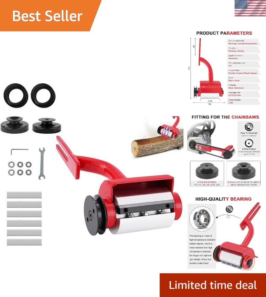High-Precision Log Peeler: Enhance Chainsaws for Professional Timber Work