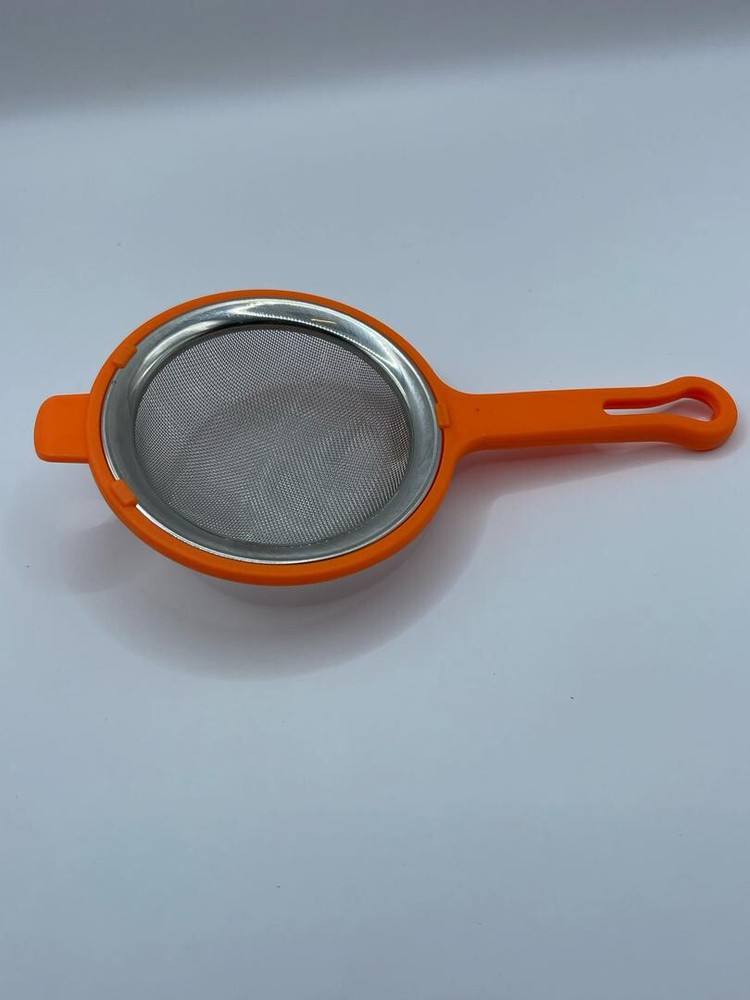 Kitchen Handheld Plastic Screen Mesh Tea Leaf Strainer Flour Sieve Colan``w