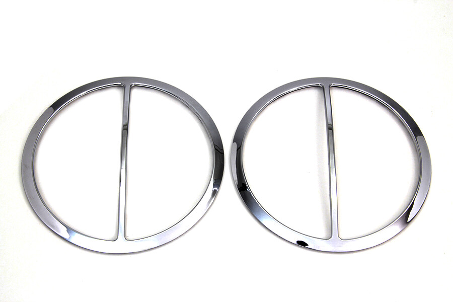 Chrome Crossbar Front Speaker Grill fits Harley Davidson