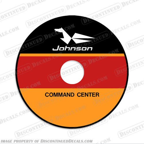 Fits 1976 Johnson Throttle Command Center Decal Version 2