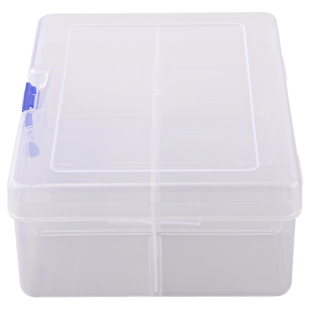 Compact Screw Holder Case with Adjustable 6 Compartments for Plastic Box