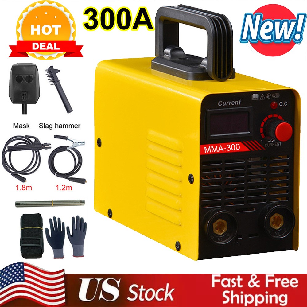 300A Stick Welder, 110V Portable ARC Welding Machine with Digital Display & IGBT