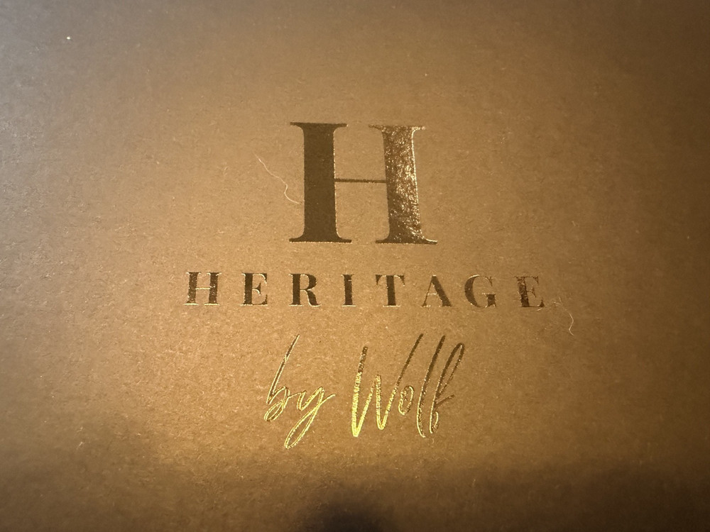 READ DESCRIPTION - Wolf Heritage Double Watch Winder with Storage