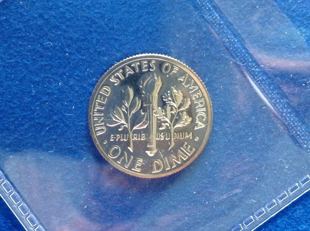1972 S Gem Proof DCAM Roosevelt Dime - CN-Clad