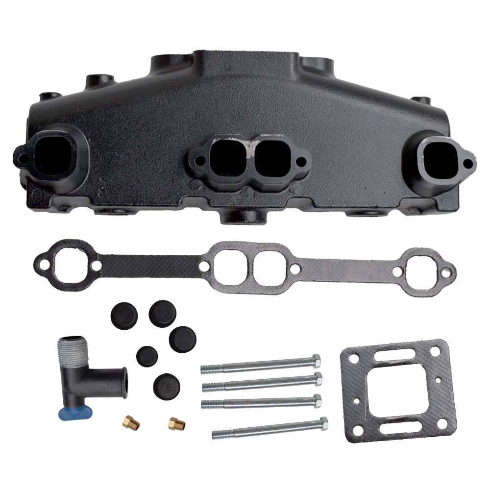 2Pcs Exhaust Manifold 860246Q11 for Mercruiser Marine 5.0 305 5.7 350 1983-2002