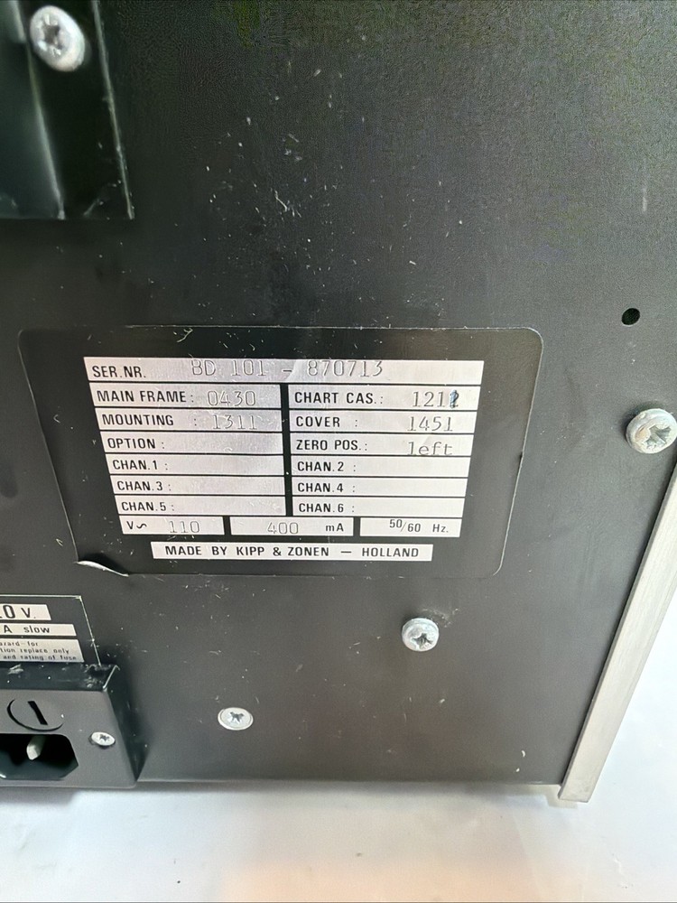 Kipp & Zonen BD 101 Chart Recorder