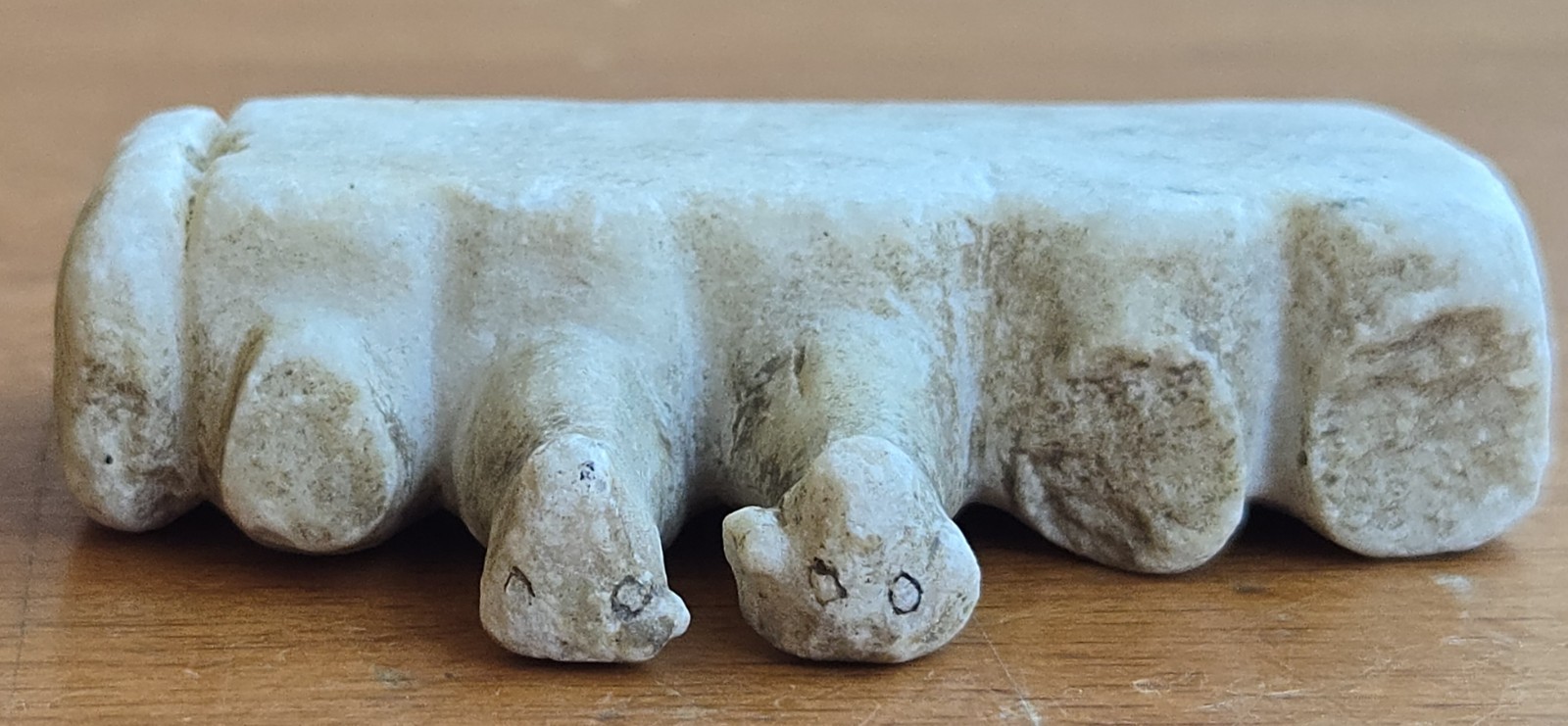 Antique Andean Carved Stone Illa Talisman Amulet Pre-Columbian Peru Andes