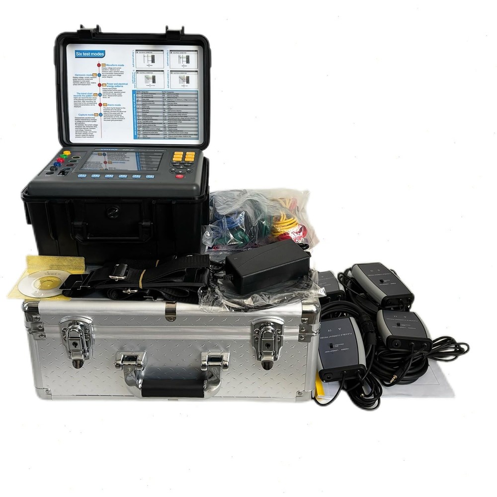 3 Phase Power Quality Analyzer with Range 10A~6000A CT Size Ф300mm USB Interface