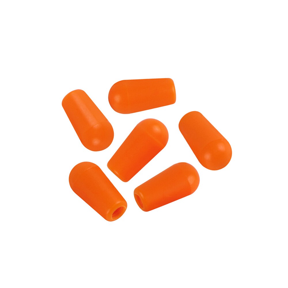 6 x Guitar 3 Way Toggle Tips 4mm Pickup Selector Knobs in 11 Colors Optional