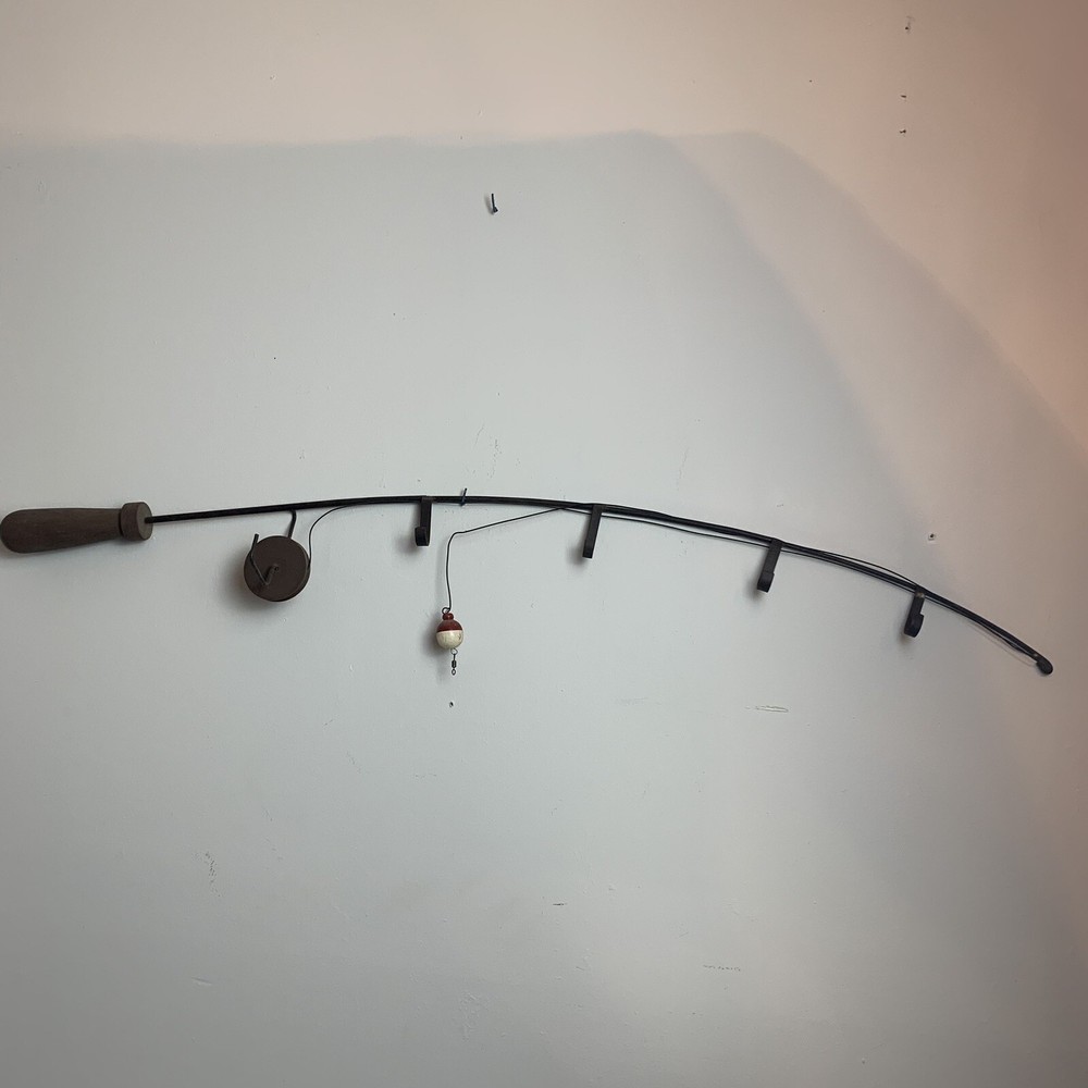 Rack Wall Hanging Fly Rod Shaped Unique