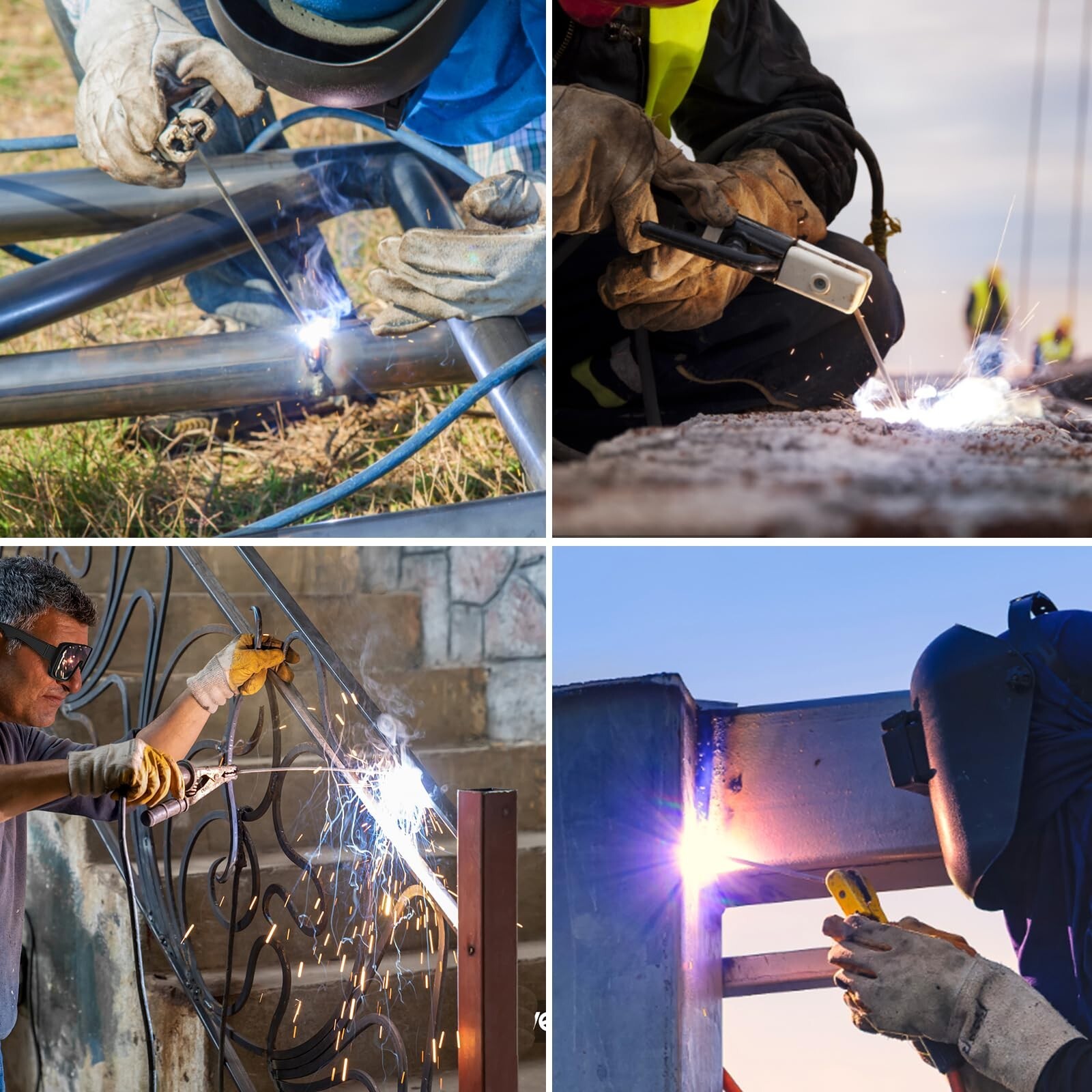 1/8" J422 Carbon Steel Stick Welding Rods, 4.5LB for Welding Machines