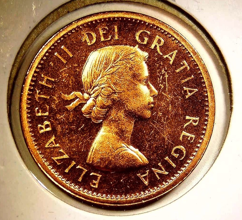 1964 Canada Cent Queen Elizabeth II