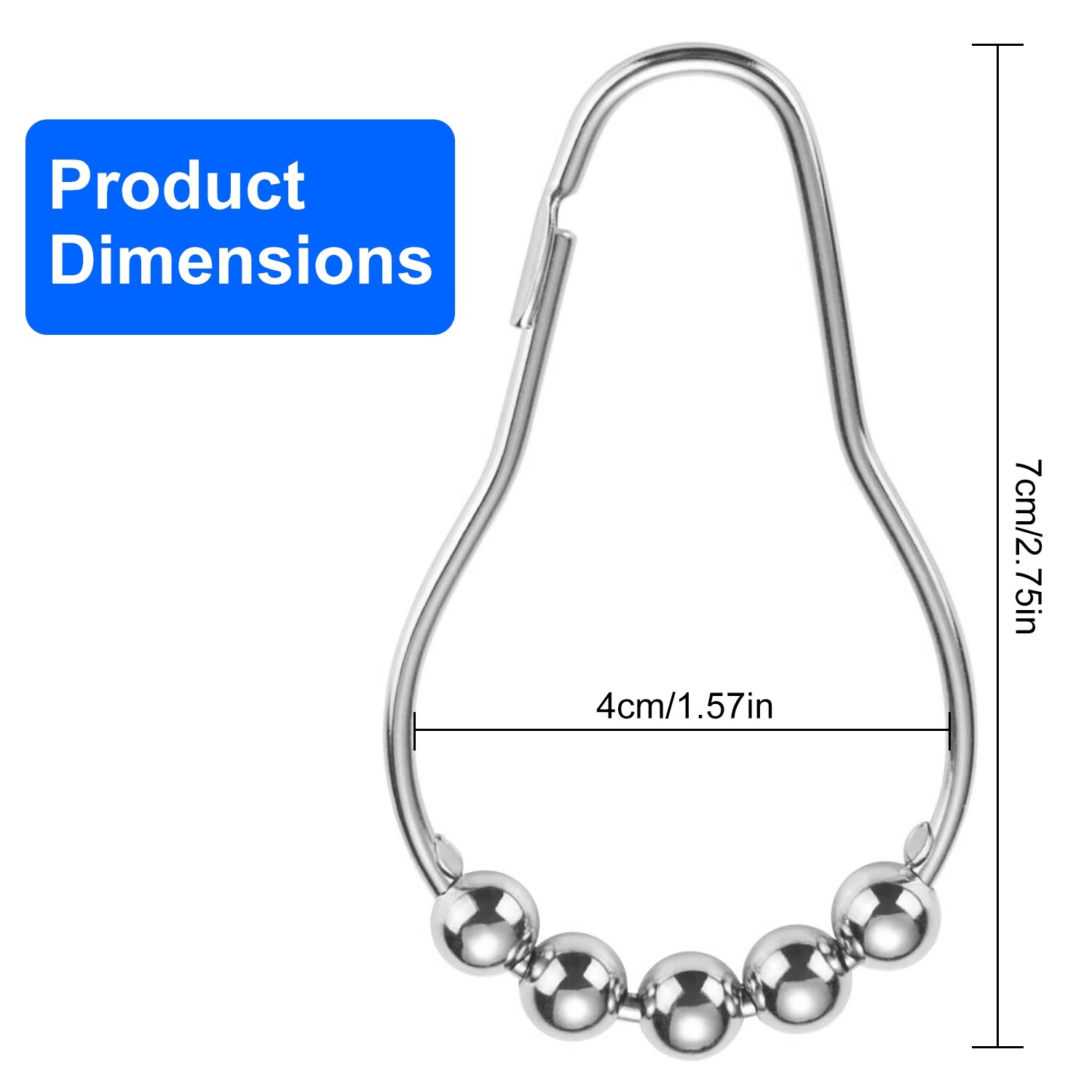 Adjustable Shower Curtain Rod Stainless Steel L Shaped for Bathroom Corner Rack