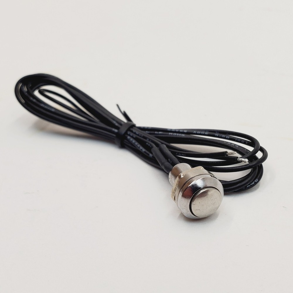 Momentary Push-Button Switch for Motorcycle Handlebars or Flat Surfaces
