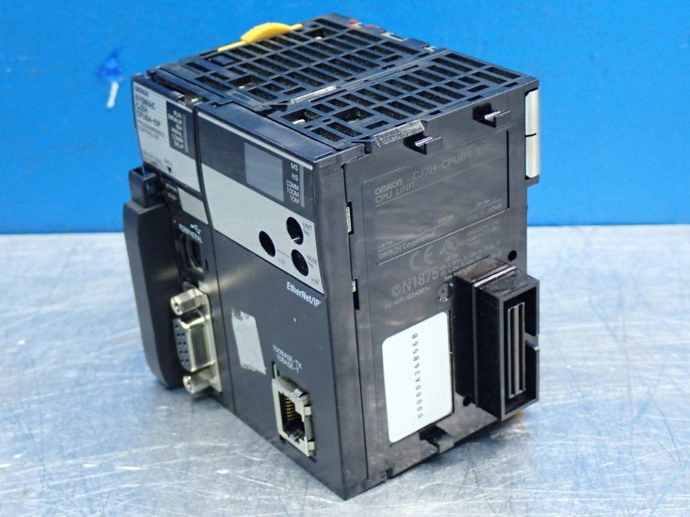 OMRON CJ2H-CPU64-EIP CJ-SERIES CPU MODULE UNIT 160K DATA MEMORY CAPACITY, 25