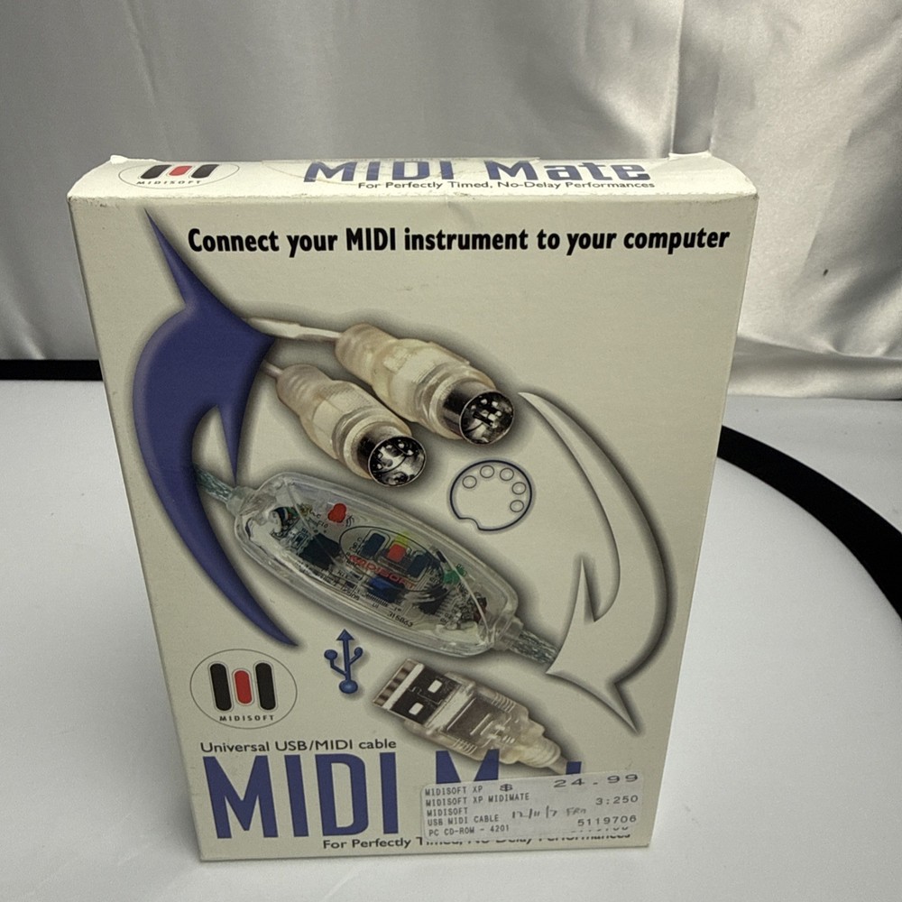 MIDI Mate Universal USB Cable/MIDI - New