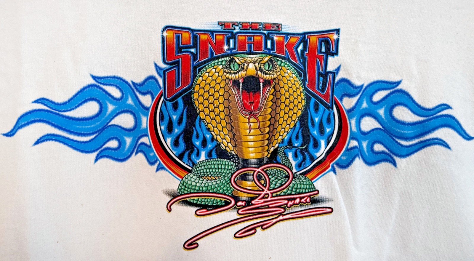 VRHTF NHRA VINTAGE "DON 'THE SNAKE" PRUDHOMME RACING" XXL T SHIRT-NEW NEVER WORN